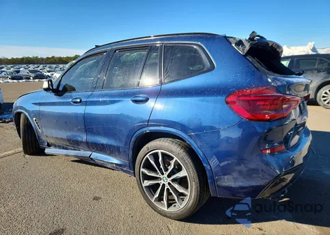 2021 BMW X3 xDrivem40I z USA, uszkodzony, nr VIN 5UXTY9C07M9E65836